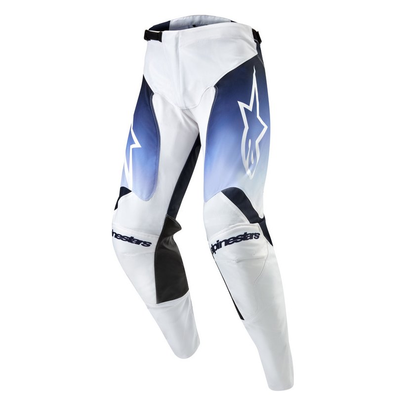Racer Hoen Pants White Dark Navy Light Blue — Clear Out at Lismore Motorcycles