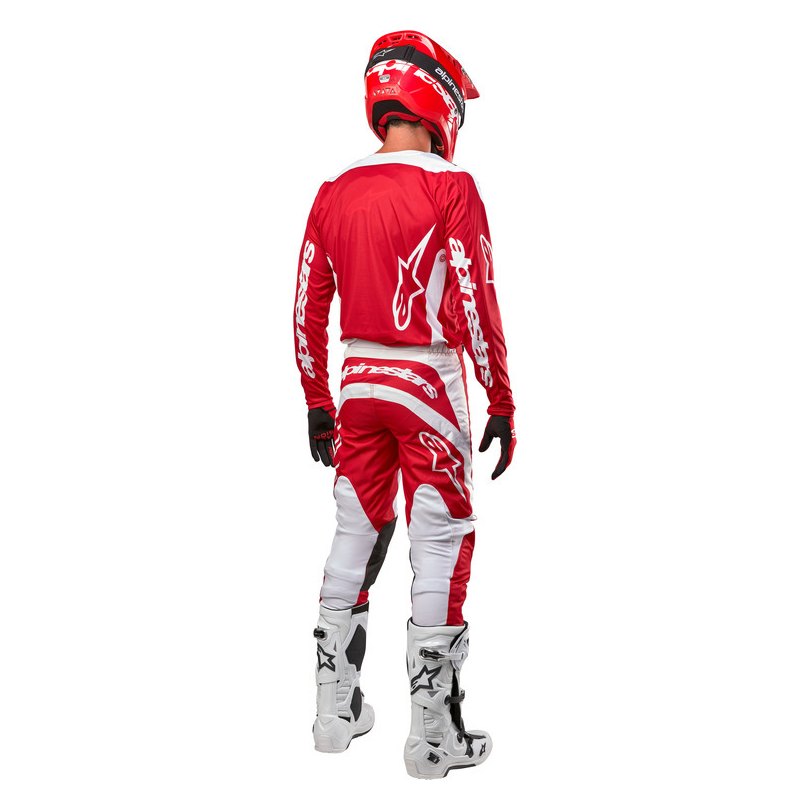 Fluid Lurv Pants Mars Red White — Clear Out at Lismore Motorcycles