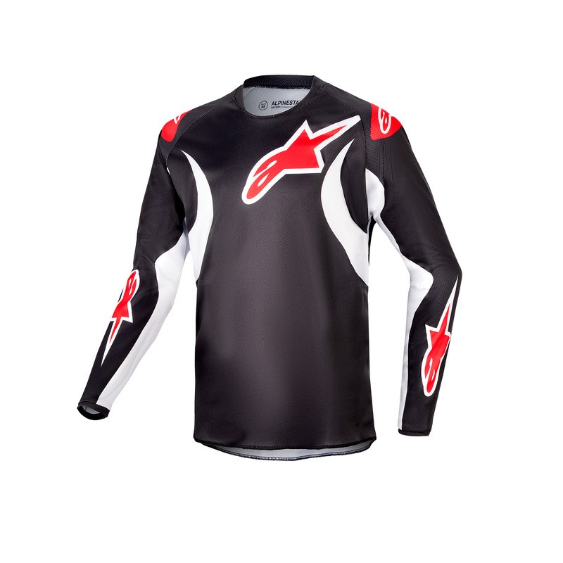 Alpinestars Youth Racer Lucent Jersey Black White