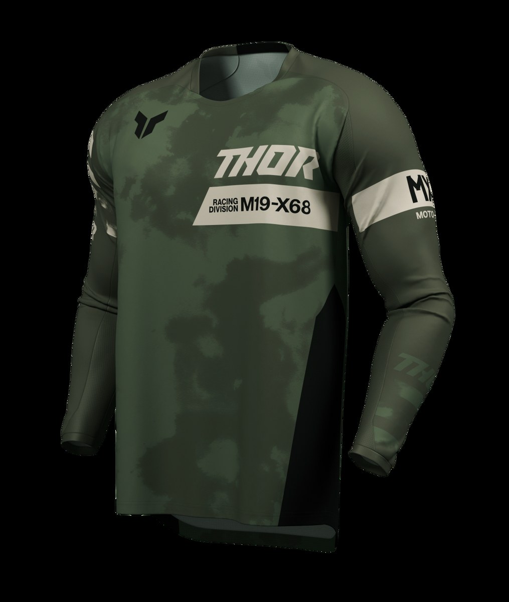 Thor Launchmode Bleach Black/Camo Jersey