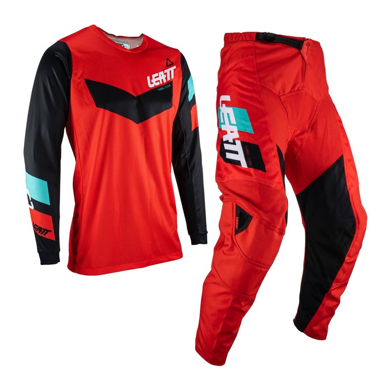 Leatt Ride Kit 3.5 Jersey + Pants Red (2023)