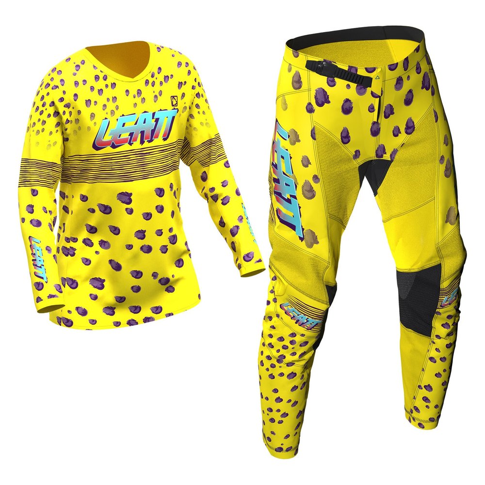 Leatt Ride Kit 3.5 Youth Jersey + Pants Cheetah