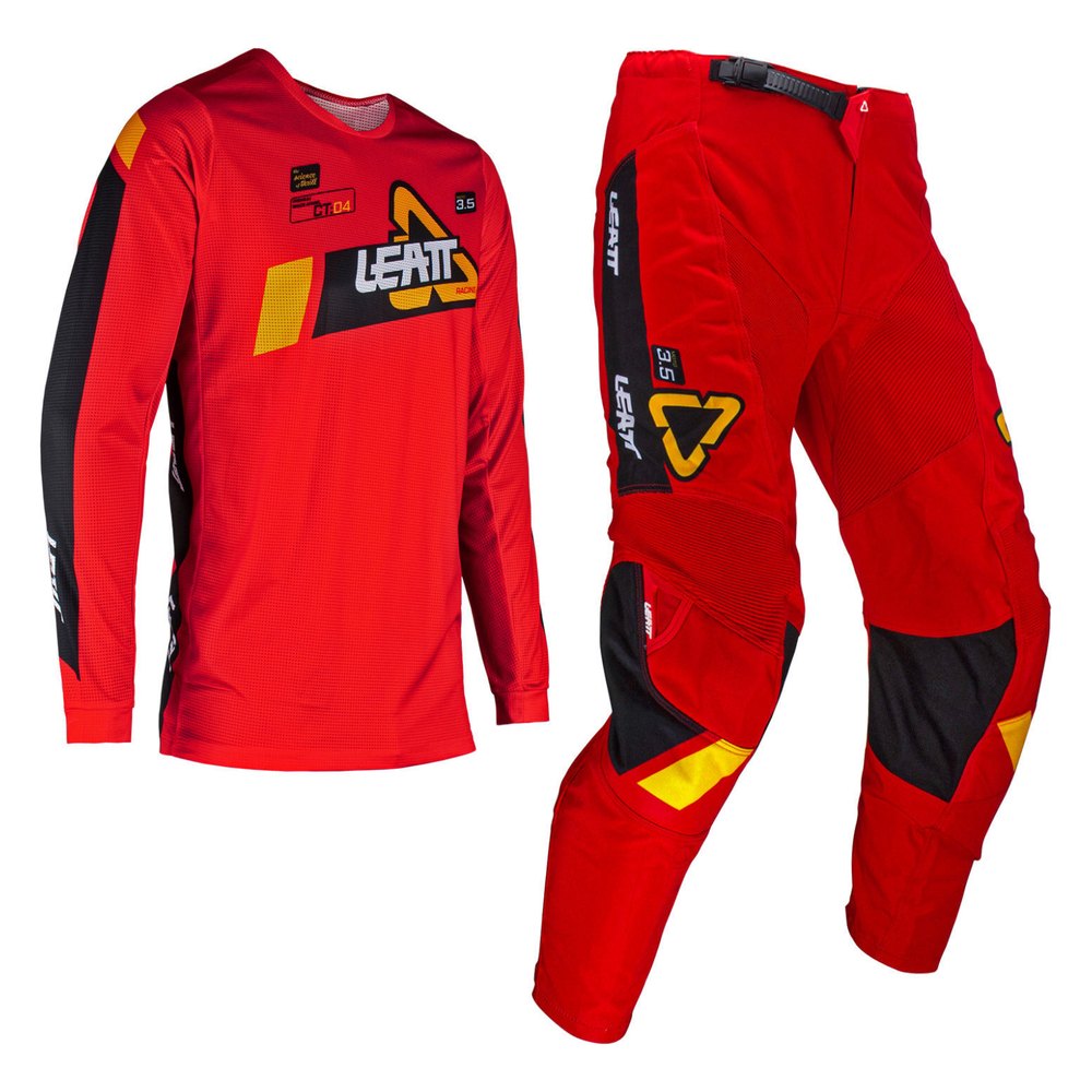 Leatt Ride Kit 3.5 Youth Jersey + Pants Red (2024)