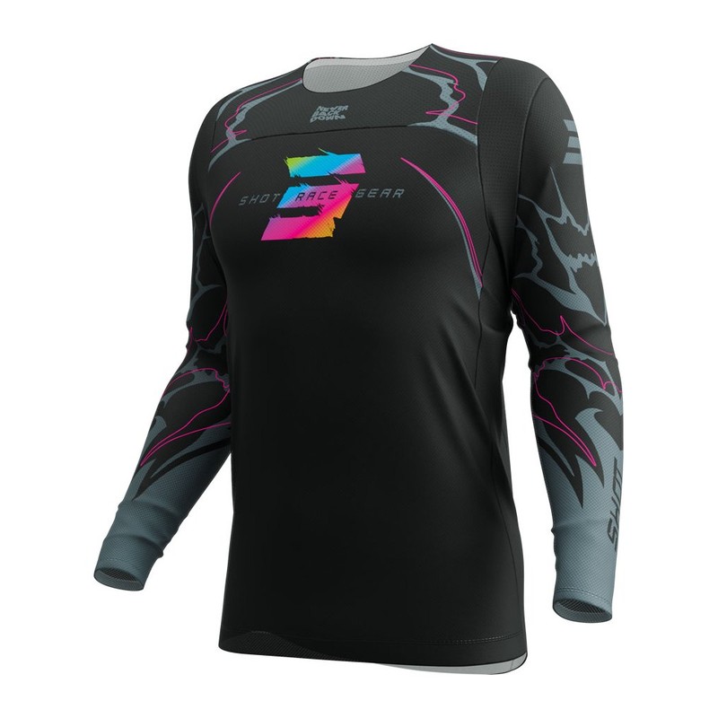 Shot Contact Kid Jersey Rac Black