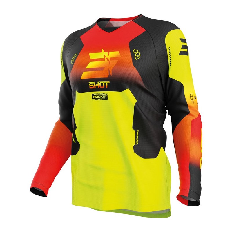 Shot Draw Kid Jersey Rocket Neon Yellow