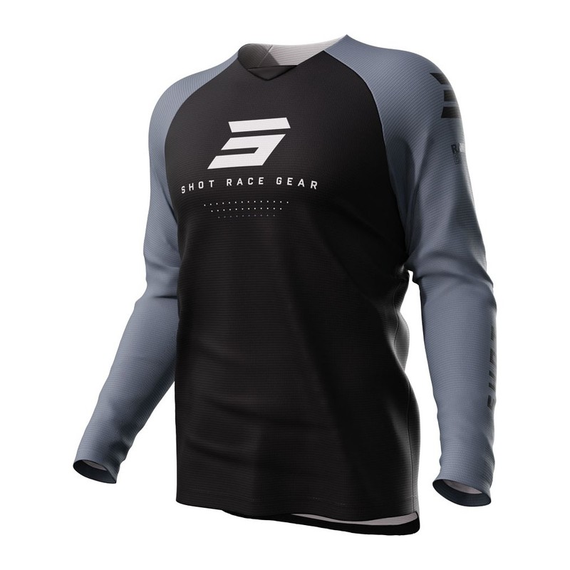 Shot Raw Jersey Escape Grey