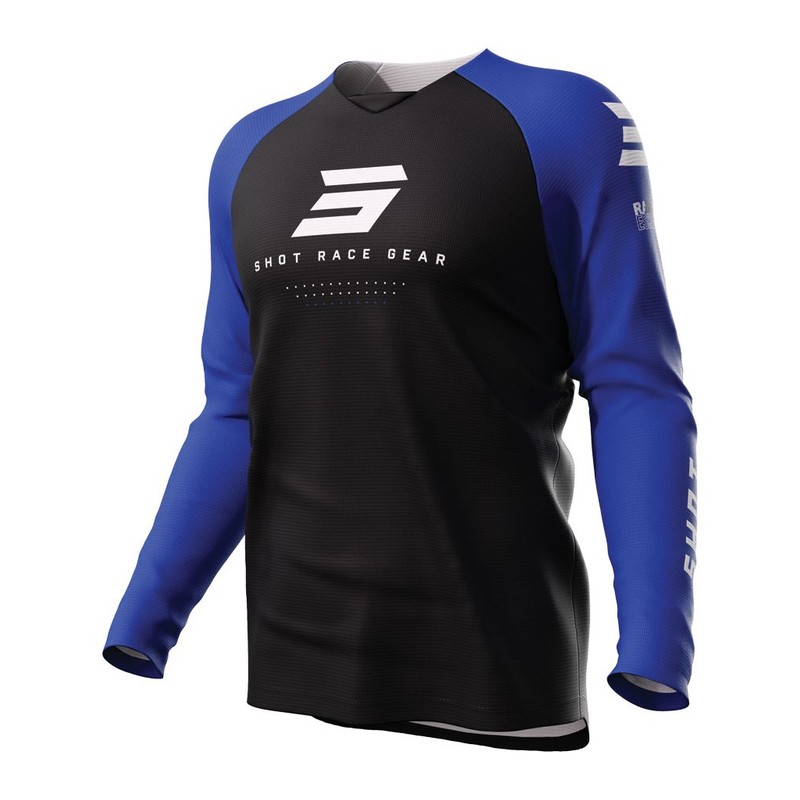 Shot Raw Jersey Escape Royal Blue