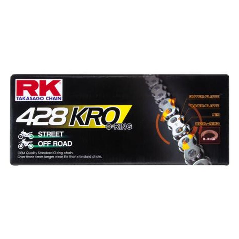 RK Chain 428KRO-136L