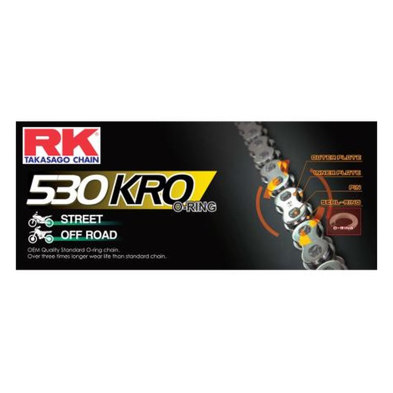 RK Chain 530KRO/SOZ1-120L