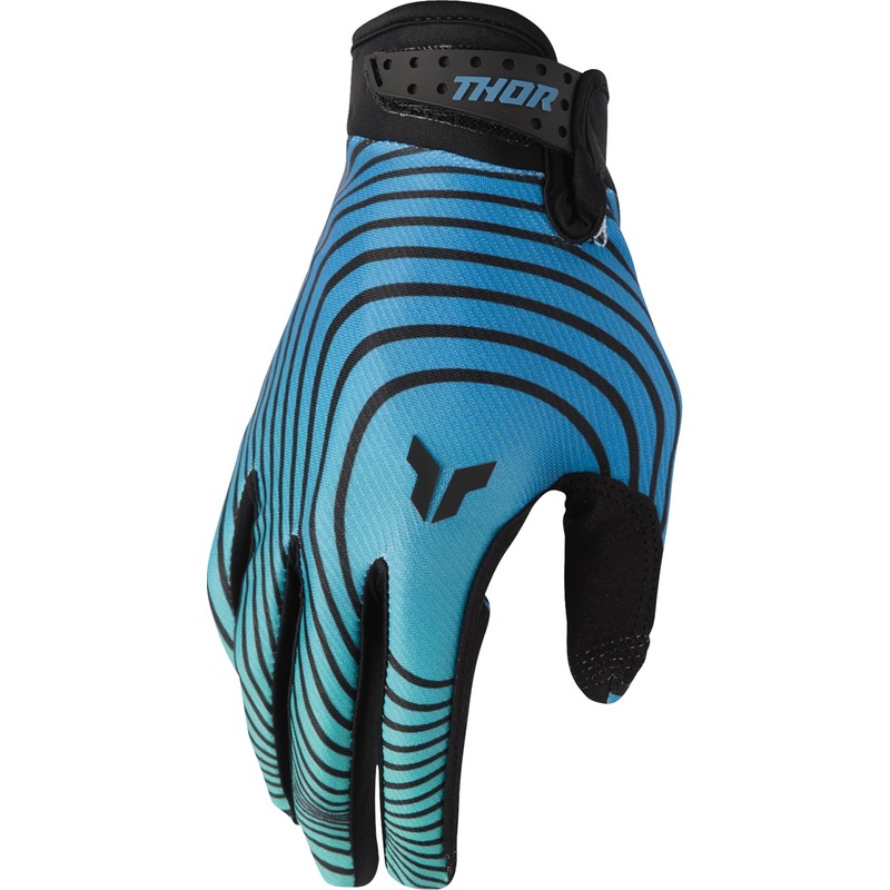 Thor Launchmode Identity Gloves Teal/Black