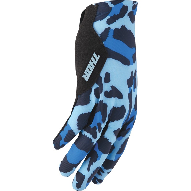 Thor Sportmode Cheetah Gloves Blue/Midnight