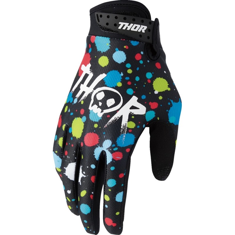 Thor Launchmode Splat Youth Gloves Black
