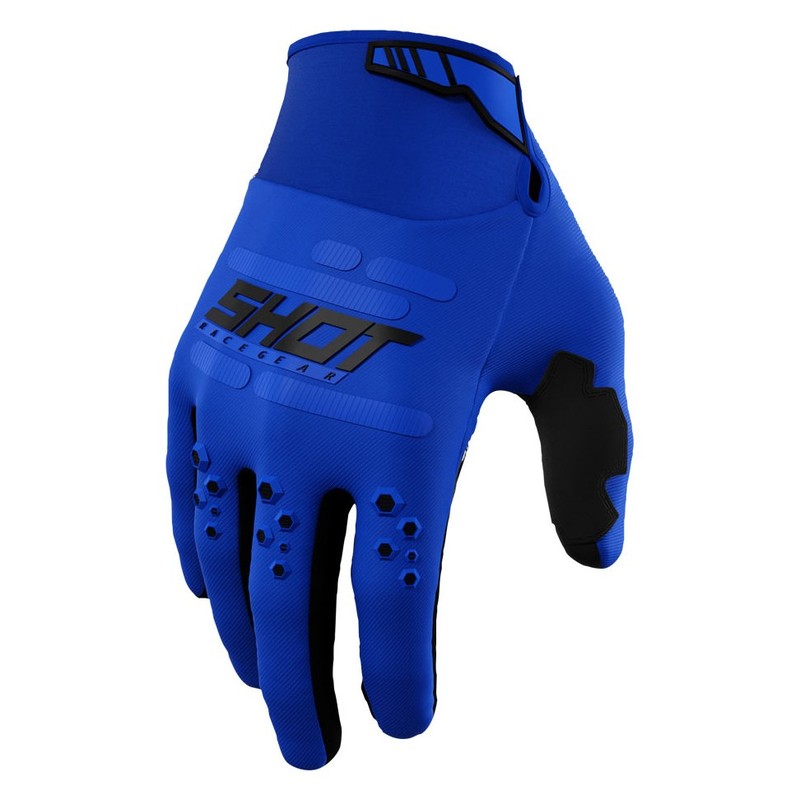 Shot Vision Gloves Blue