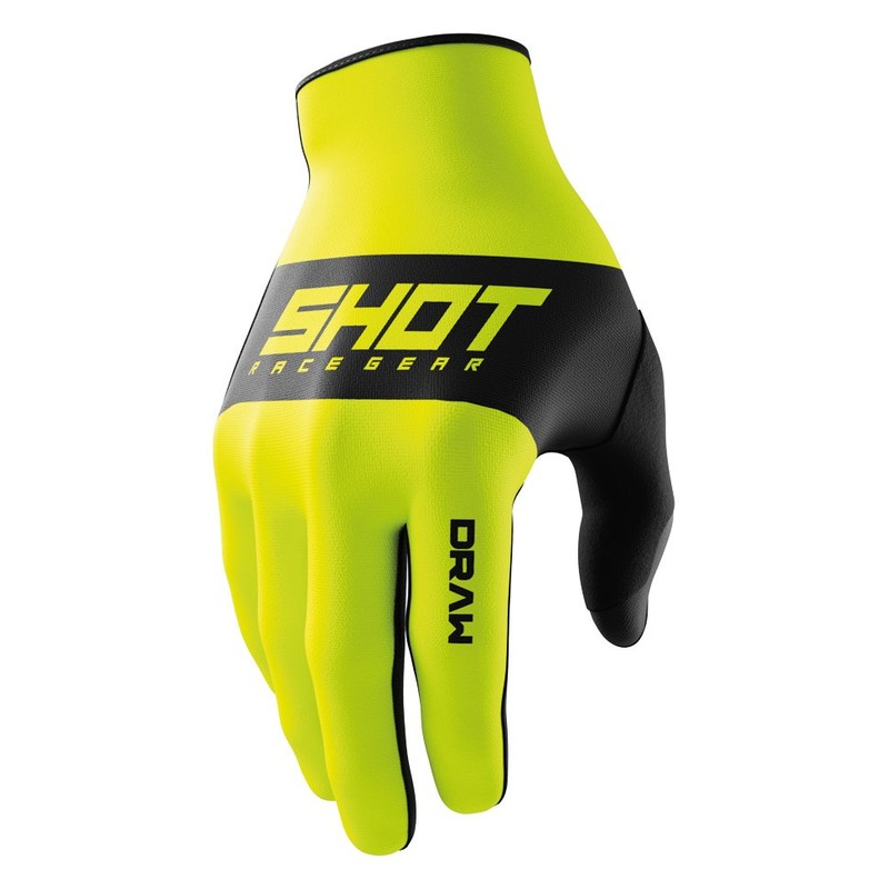 Shot Draw Sky Gloves Neon Yellow
