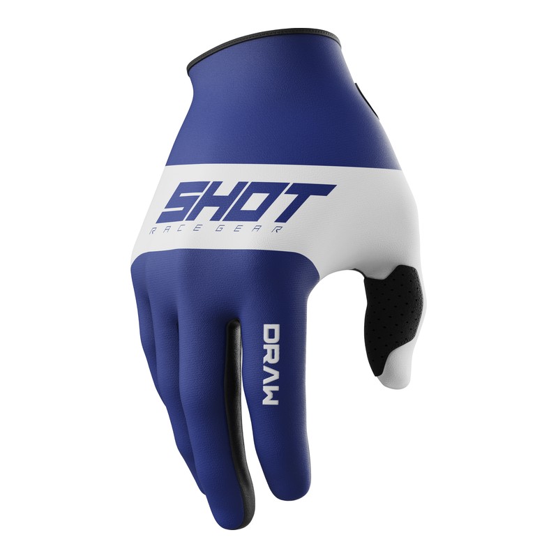 Shot Draw Sky Kids Gloves Blue