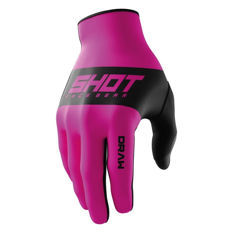 Shot Draw Sky Kids Gloves Pink