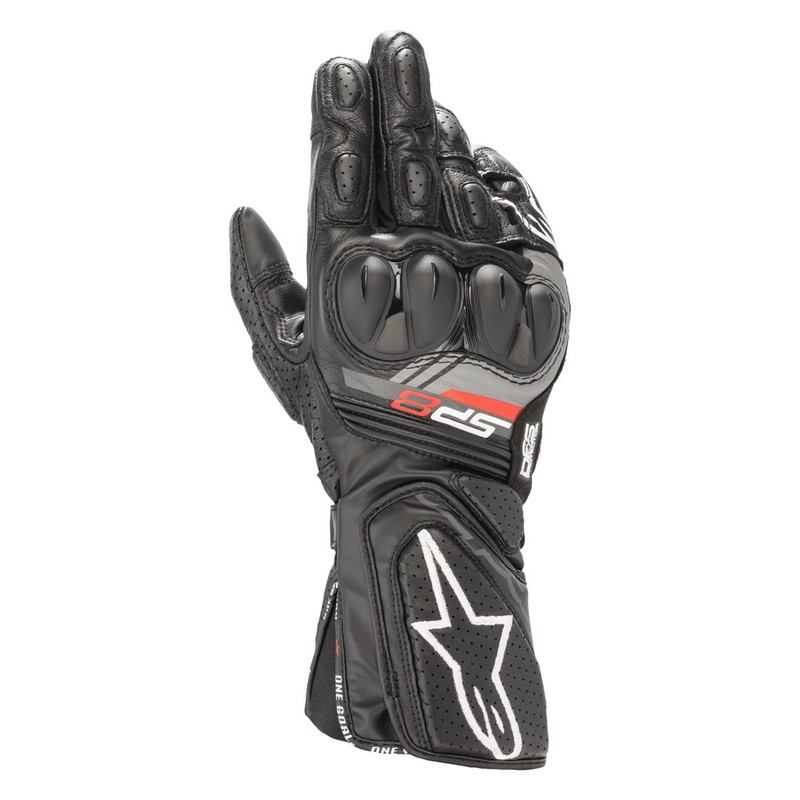 Alpinestars SP-8 V3 Leather Gloves Black