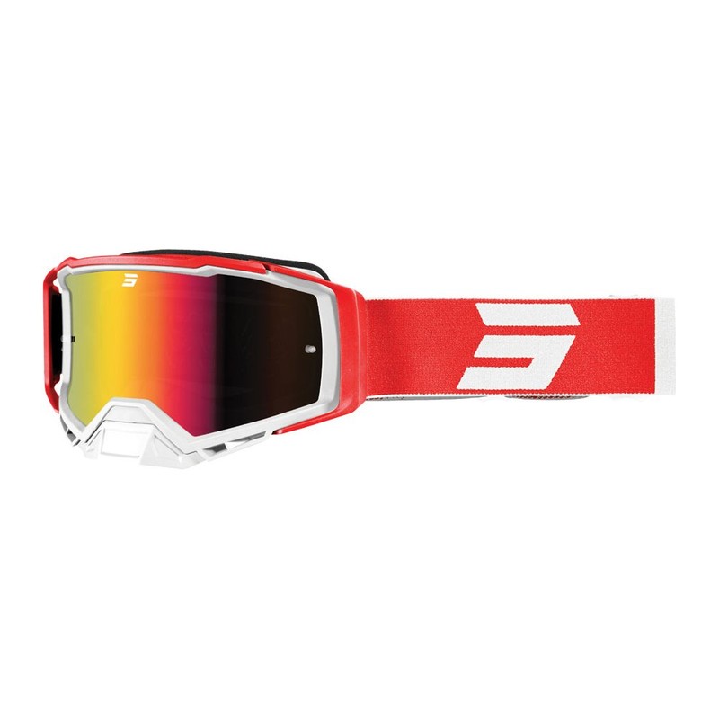 Shot Core Solid Goggles White/Red