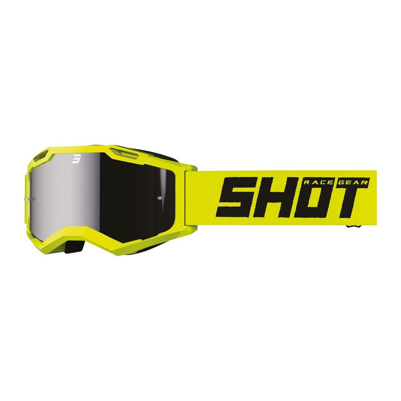 Shot Assault 2.0 Solid Goggles Solid Neon Yellow With Iridium