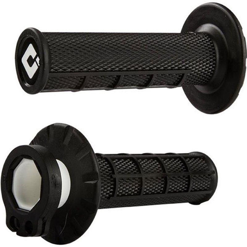 ODI MX Half Waffle Lock On Grip Black - 2T / 4T