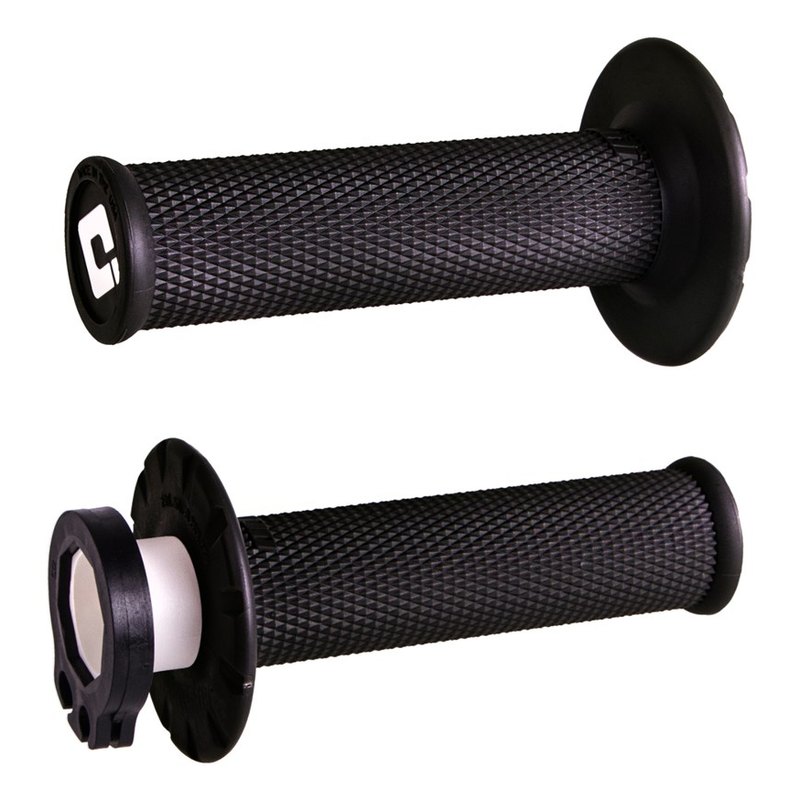 ODI MX No Waffle Lock On Grip Black - 2T / 4T