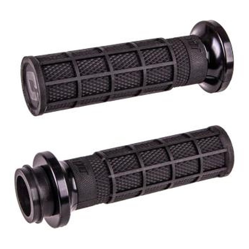 ODI Road V-twin Full Waffle Lock On Grip Hart Luck Blk/Blk H