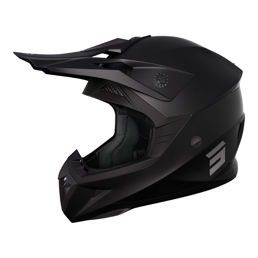 SHOT PULSE SOLID 2.0 KIDS HELMET MATT BLACK