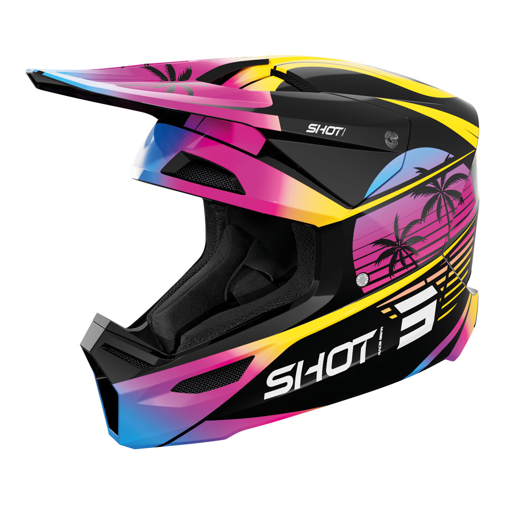 SHOT FURIOUS KID HELMET MIAMI ORANGE GLOSSY (A05-21OC-CK1