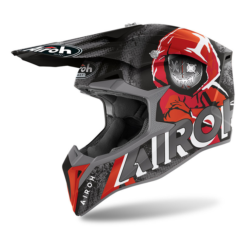 Airoh WRAAP 'ALIEN' RED MATT