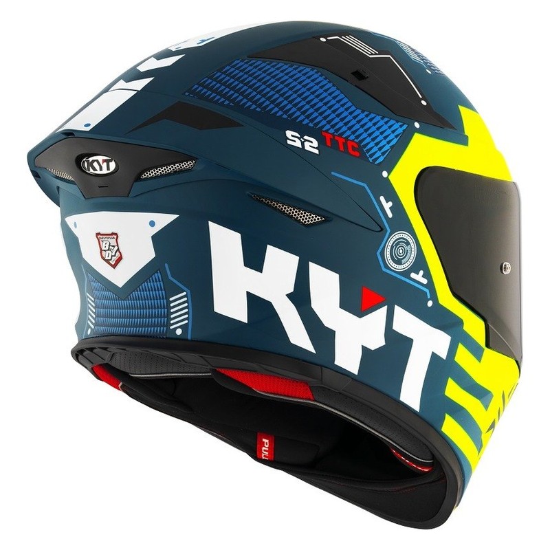 KYT TT REVO E06 FUSELAGE MATT YELLOW
