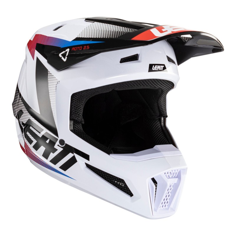 LEATT HELMET MOTO 2.5 V24 BLK/WHT