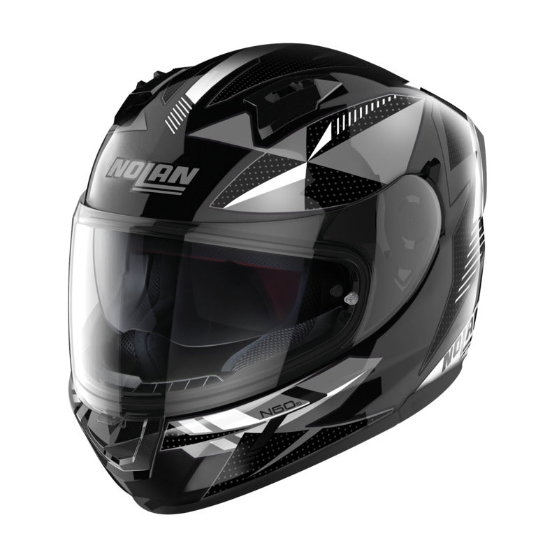 Nolan N60-6 FULL FACE WIRING | BLACK-SILVER-WHITE (73)