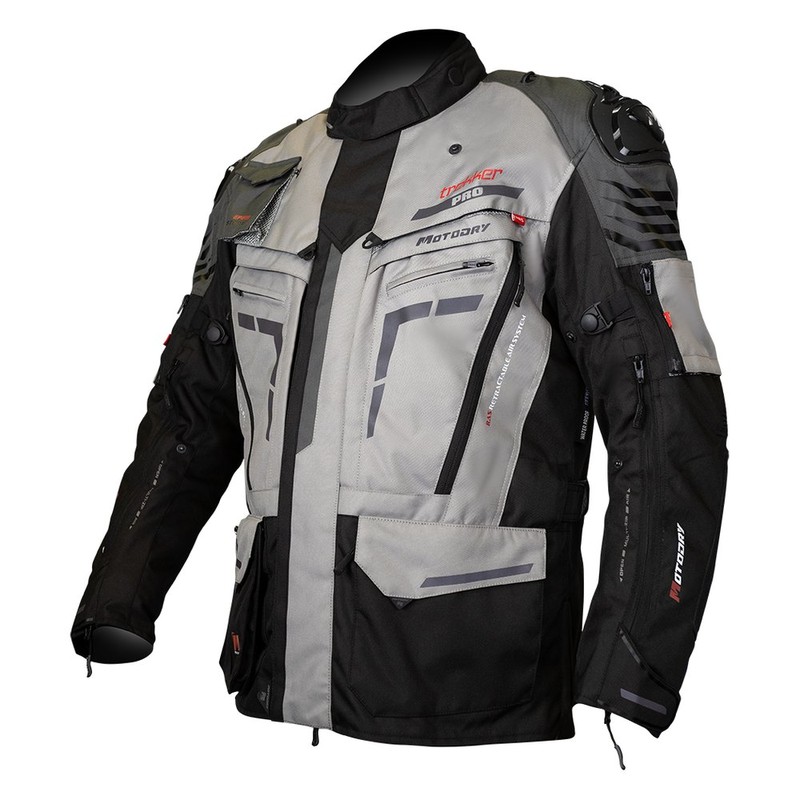 Motodry Trekker-Pro Jacket Black/Anthracite/Grey