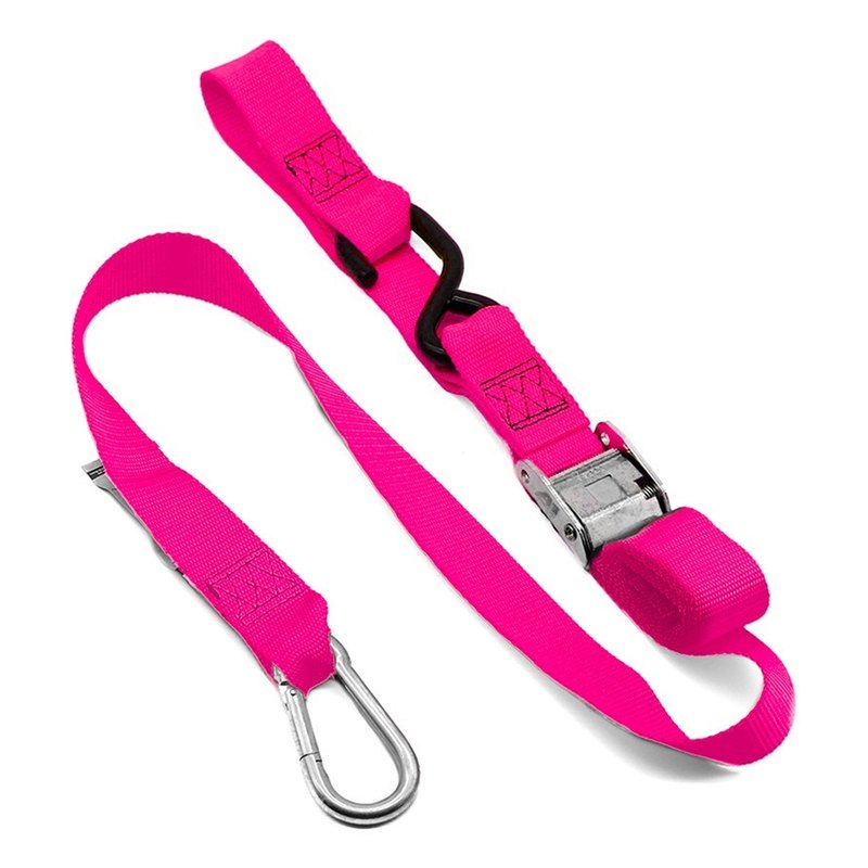 Kustom MX Tie Down 38MM Snap Hook - Pink/Pink Loop